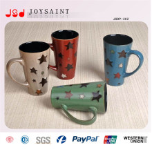 Nueva taza esmaltada de porcelana para uso diario